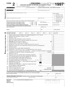 Fill Out Your Wisconsin 2 Template