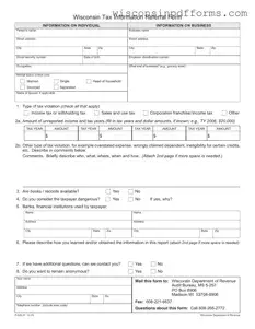 Fill Out Your Wisconsin P 626 Template