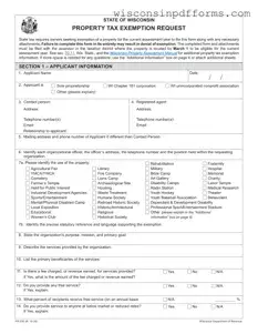 Fill Out Your Wisconsin Pr 230 Template
